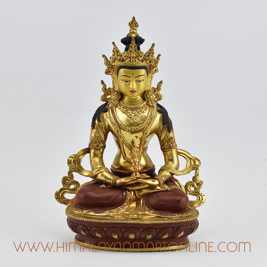 Amitayus Aparmita Tsepame Copper Statues