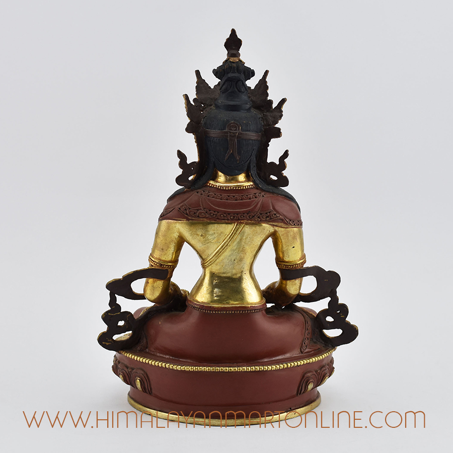 Amitayus Aparmita Tsepame Copper Statues