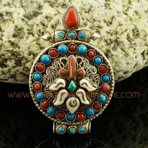 The Lotus Silver Ghau Pendant