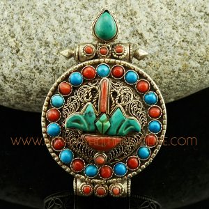 The Precious Parasol Silver Ghau Pendant