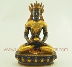 10.25” Crowned Amitabha Buddha Statue