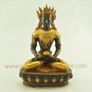 10.25” Crowned Amitabha Buddha Statue