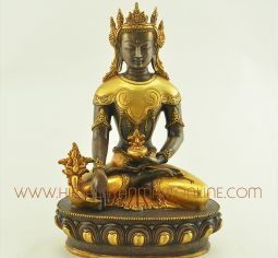 10.25” Crowned Medicine Buddha Statue