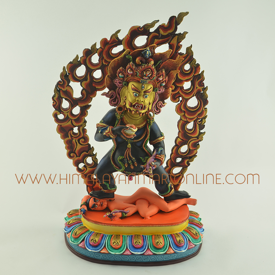 Black Dzambhala Statue