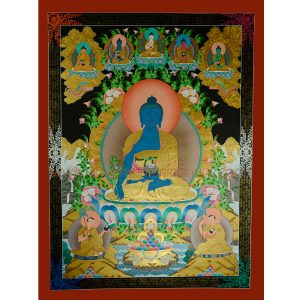 Medicine Buddha Thangka Painting