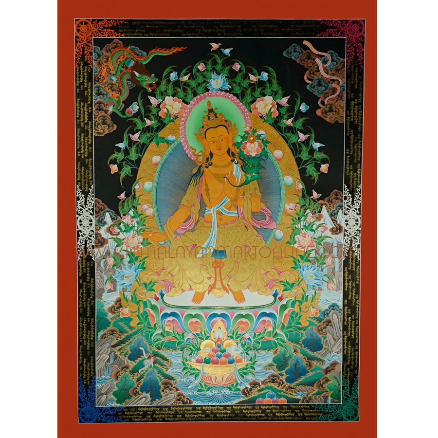 Maitreya Buddha Thangka Painting