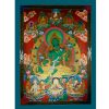 Green Tara Scroll Painting