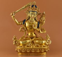 9.5″ Manjushri Statue