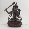 Hand Carved Manjushri Copper Statue