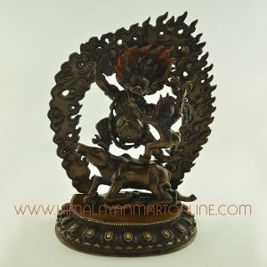 Yama Dharmaraja Copper Statue