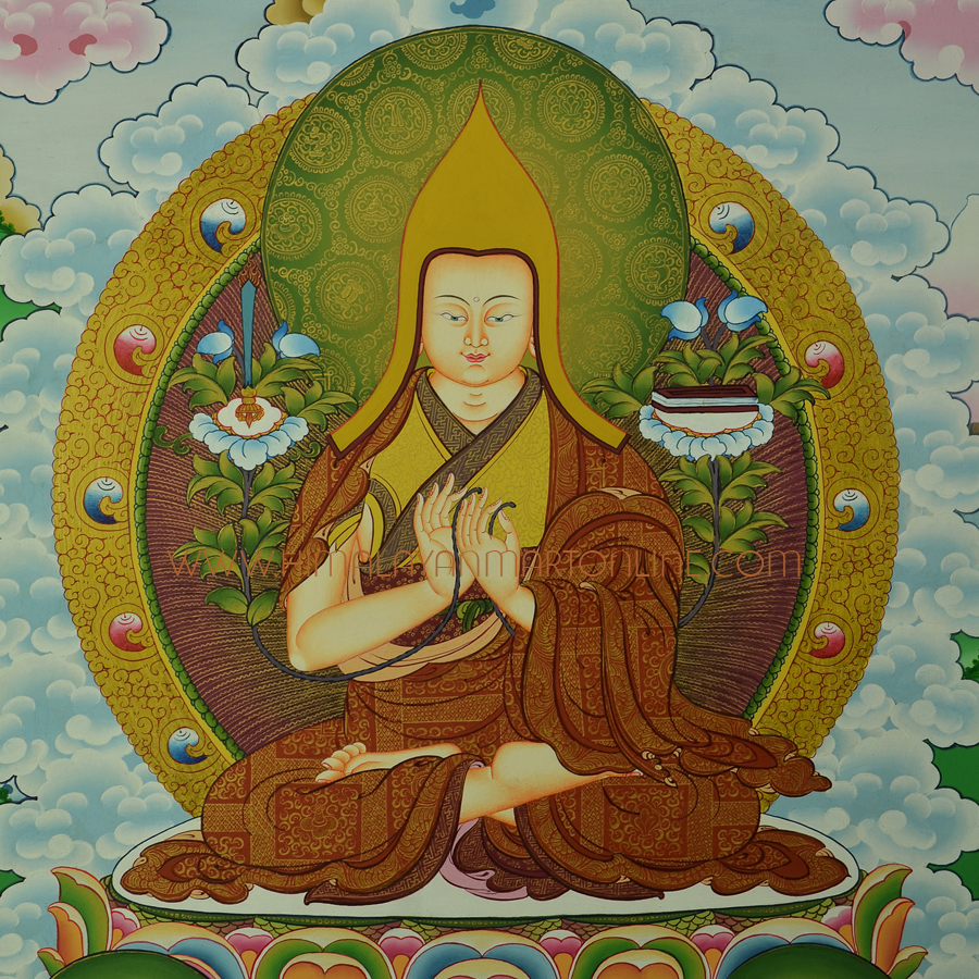 Tsongkhapa Thangka