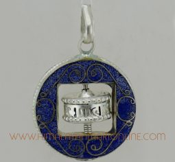 42 mm Wall Hanging Prayer Wheel Pendant