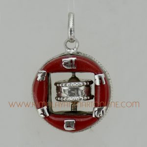 42 mm Wall Hanging Prayer Wheel Pendant