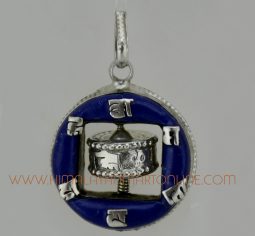 42 mm Wall Hanging Prayer Wheel Pendant