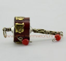 45 mm Hand Held Prayer Wheel Pendant