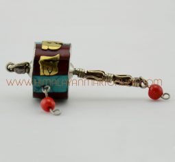 45 mm Hand Held Prayer Wheel Pendant