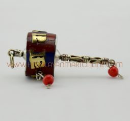 45 mm Hand Held Prayer Wheel Pendant