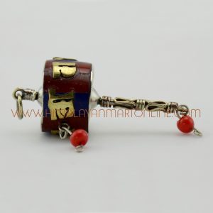 45 mm Hand Held Prayer Wheel Pendant