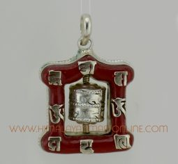 45 mm Wall Hanging Prayer Wheel Pendant