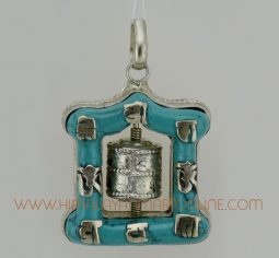 47mm Wall Hanging Prayer Wheel Pendant