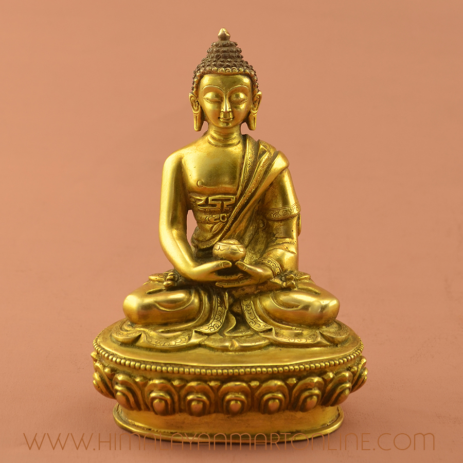 Amitabha Buddha Copper Statue