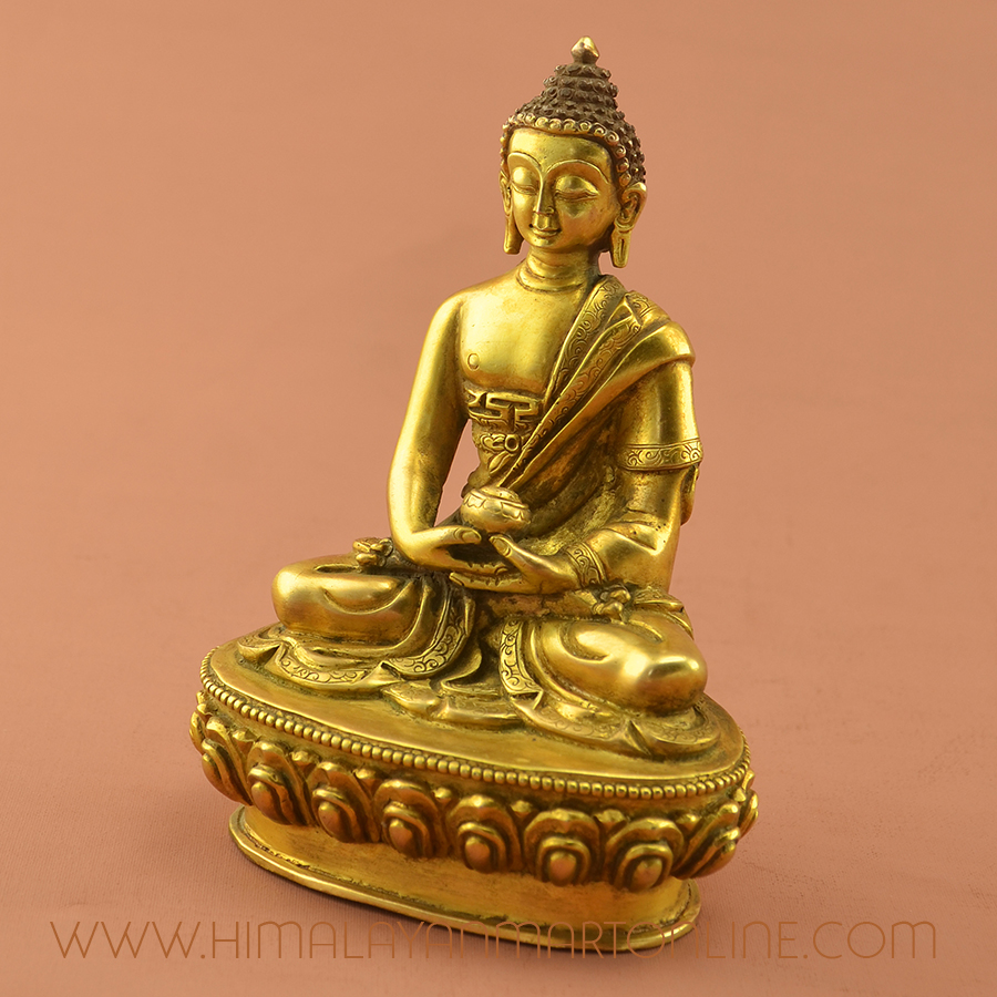 Amitabha Buddha Copper Statue