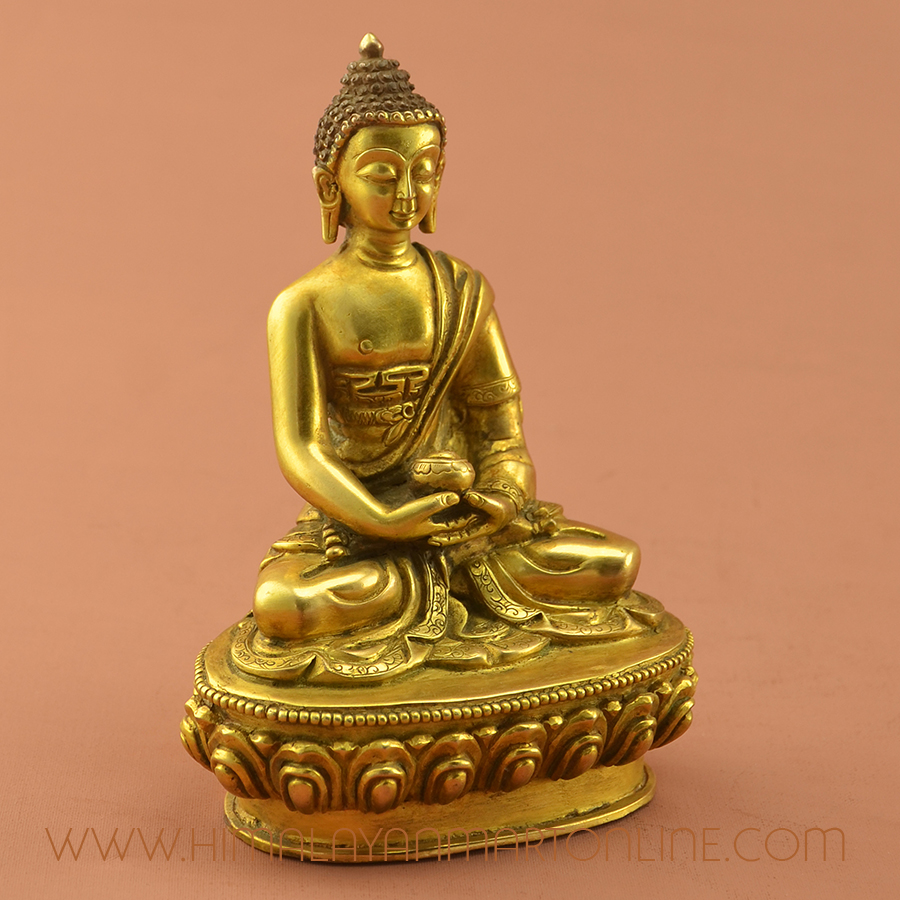 Amitabha Buddha Copper Statue