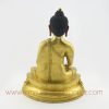 Hand Carved Gold Gilded Shakyamuni Buddha Copper Statue