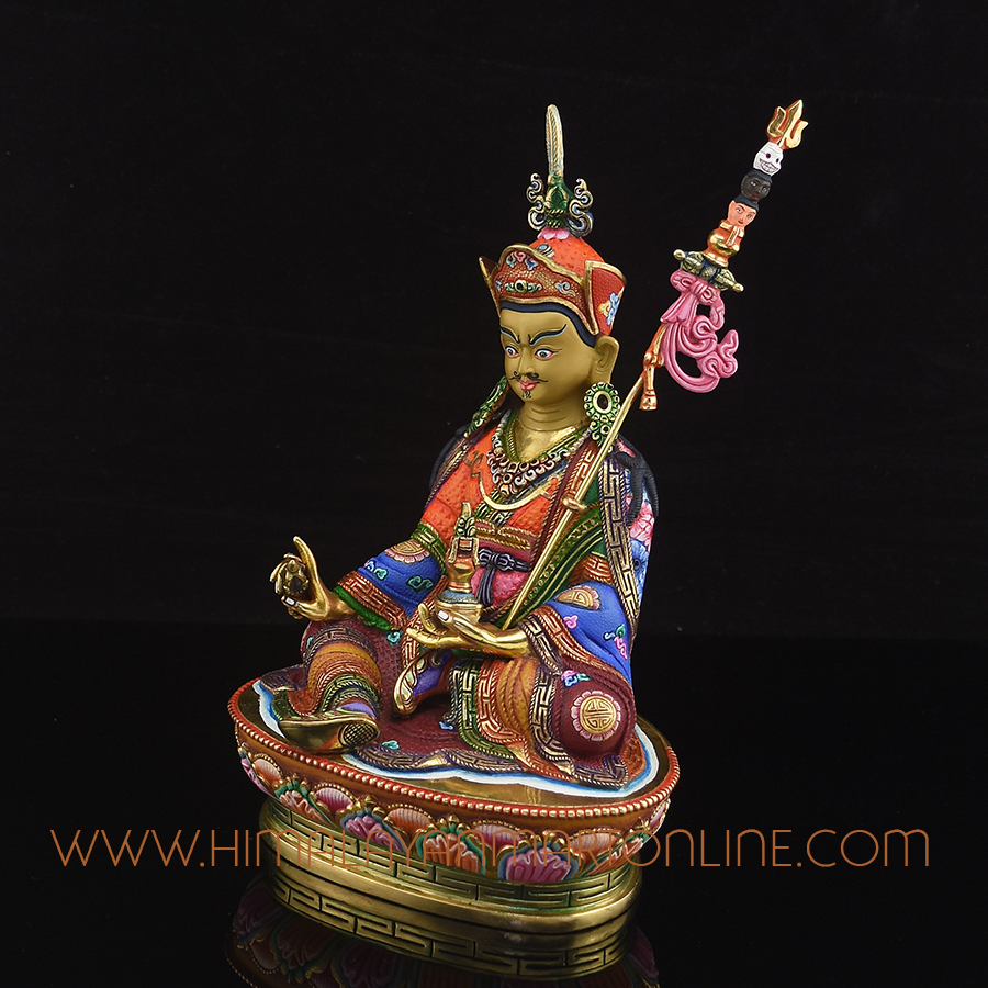 Guru Padmasambhava Copper Statue