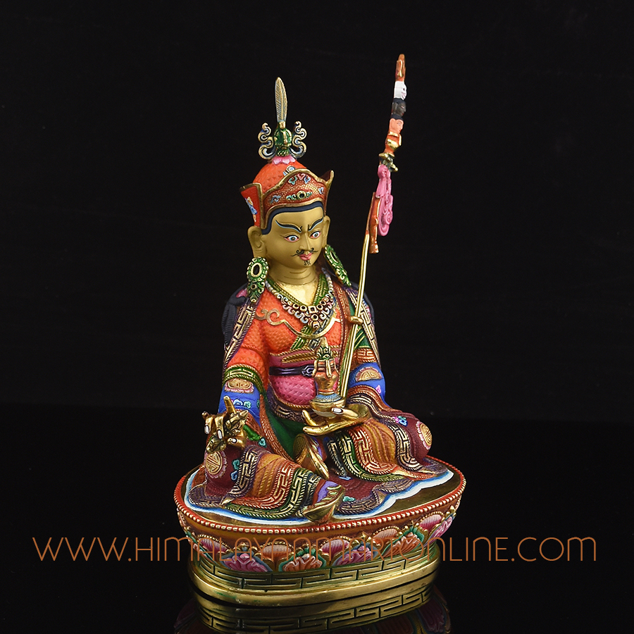 Guru Padmasambhava Copper Statue
