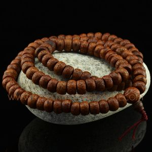 14 mm Flat Bodhiseed 108 Beads Meditation Prayer Japa Mala