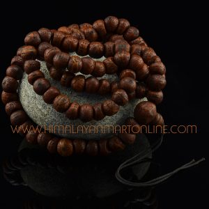 14 mm Cutting Bodhiseed 108 Beads Meditation Prayer Japa Mala