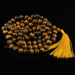 16 mm Tiger Eye 108 Beads Meditation Prayer Japa Mala