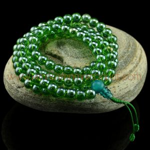 8 mm Glass 108 Beads Meditation Prayer Japa Mala