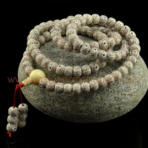 9 mm Plastic Lotus Seed 108 Beads Meditation Prayer Japa Mala