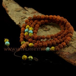 9 mm Rudraksha 108 Beads Meditation Prayer Japa Mala