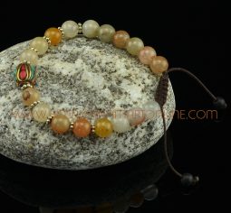 8 mm Agate 18 Prayer Beads Wrist Mala