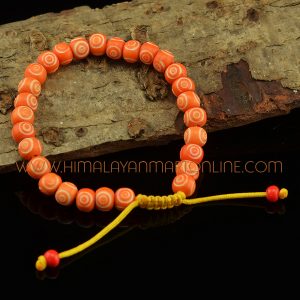 8 mm Bone 28 Prayer Beads Wrist Mala