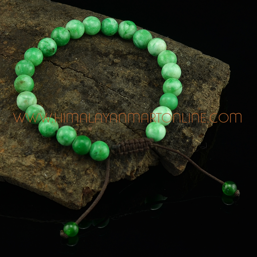 jade wrist mala