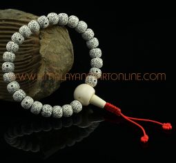 9 mm Plastic Lotus Seed 26 Prayer Beads Wrist Mala