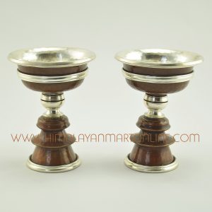 3" Oxidized Copper Alloy Butter Lamps Set