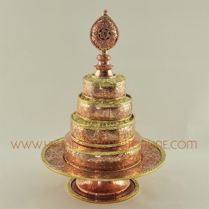 6” Copper Offering Mandala Set
