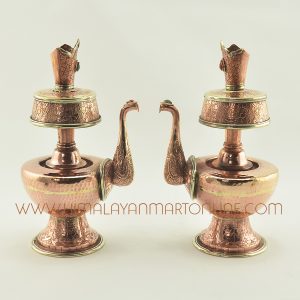8" Copper Alloy Bhumpa Set
