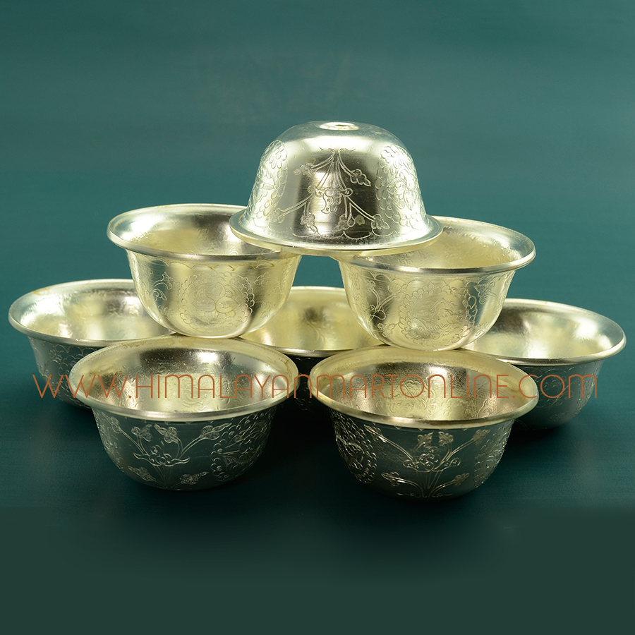 Water purification bowl/Collection Crystal selling sculpture of Tibet Temple Underground Palace Eight Gilding altar water purification bowl