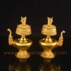 Hand Carved Copper Bhumpa Set