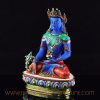 Hand Painted Crowned Medicine Buddha Statue