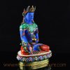 Hand Painted Crowned Medicine Buddha Statue