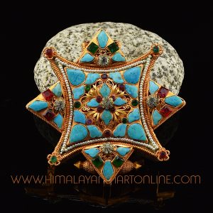 Handmade Tibetan Ghau Pendant Prayer Box