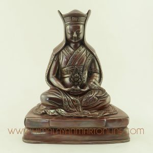 Guru Gampopa Copper Statue