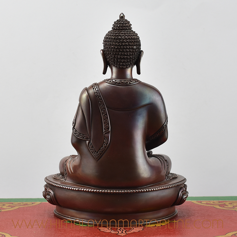 Amitabha Buddha Statue Back Detail